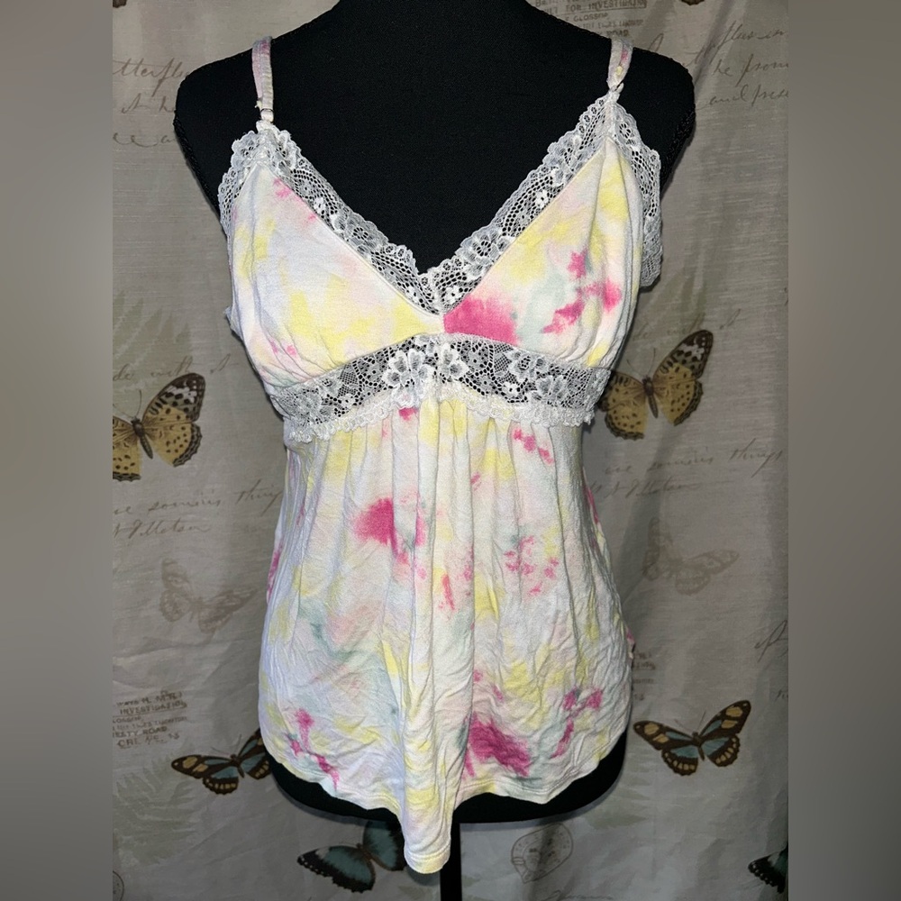 INC international concepts lace‎ trim babydoll cami